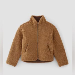 NWT - ReNew Fleece Full Zip - Everlane sz M toasted coconut